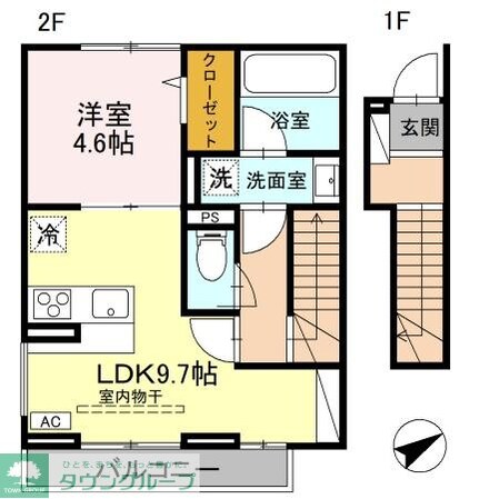シンボルバーム・ラオムの物件間取画像